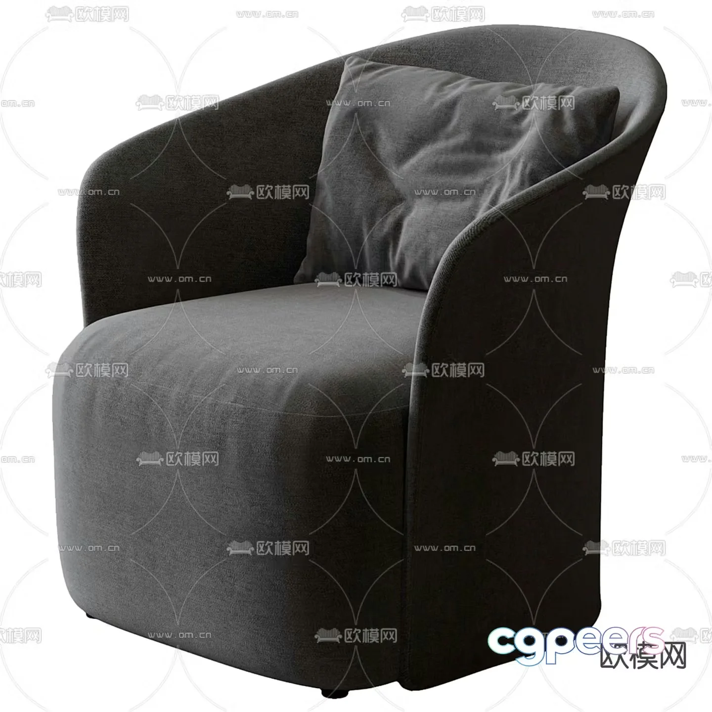 Sofa chair leisure chair 3d model