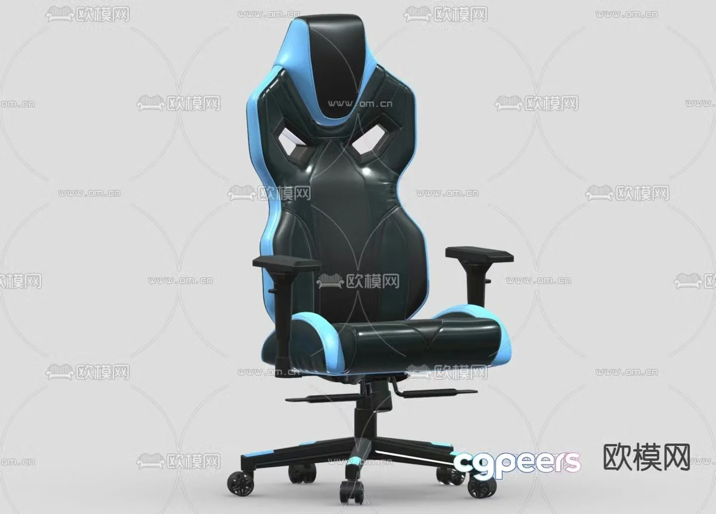 Modern gaming chair computer chair 3d model