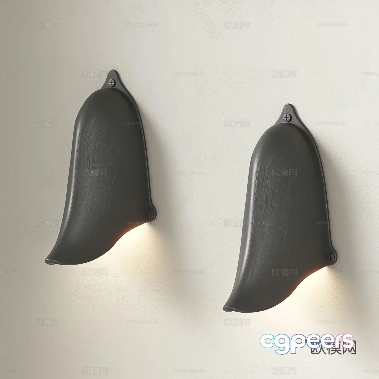 Italian wall lamp Light luxury wall lamp Bedside wall lamp Background wall atmosphere wall lamp 3D model