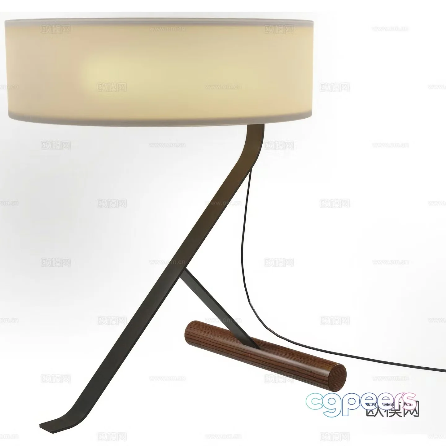 New Chinese desk lamp 3d model