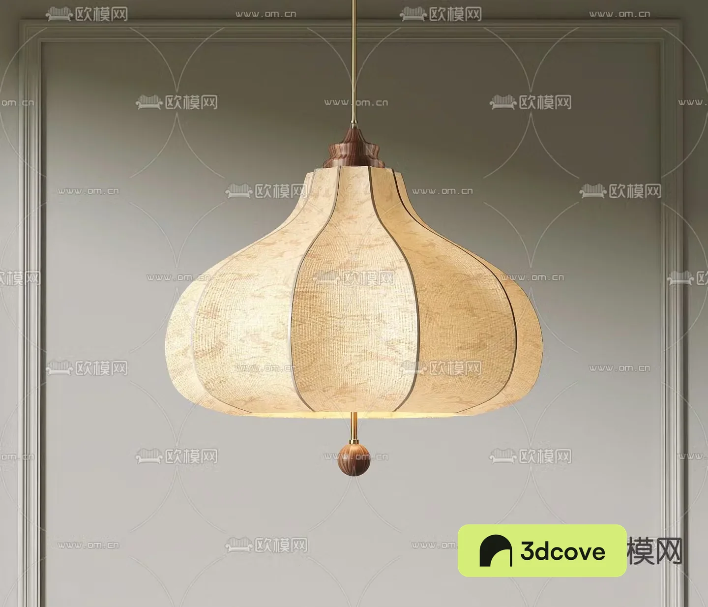 Medieval style chandelier fabric chandelier