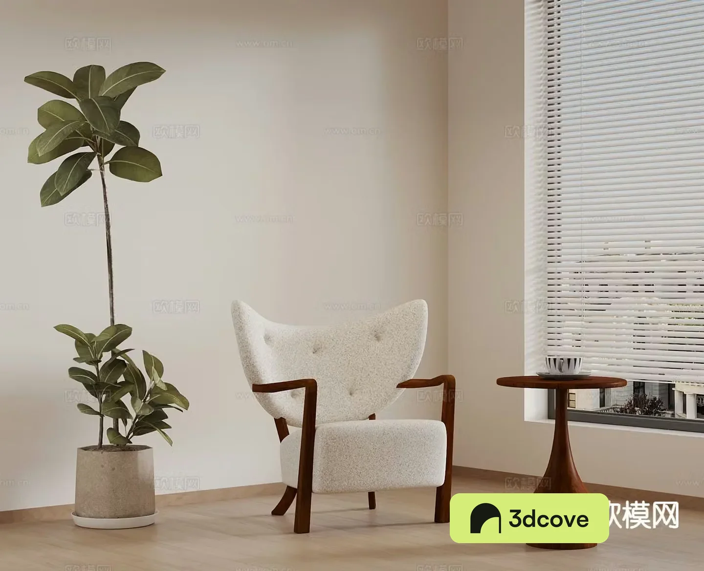 Wabi Sabi Leisure Table and Chair Negotiation Table and Chair