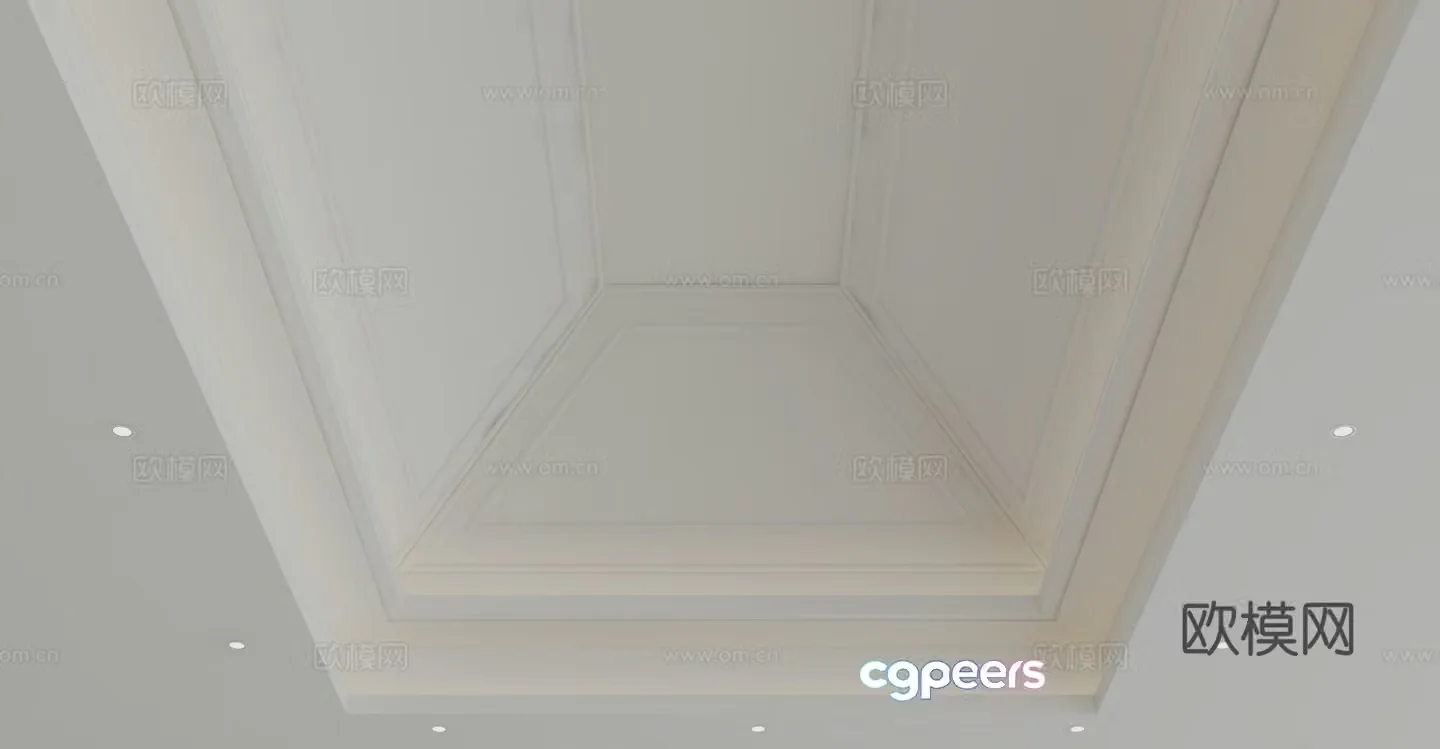 American ceiling 3D model