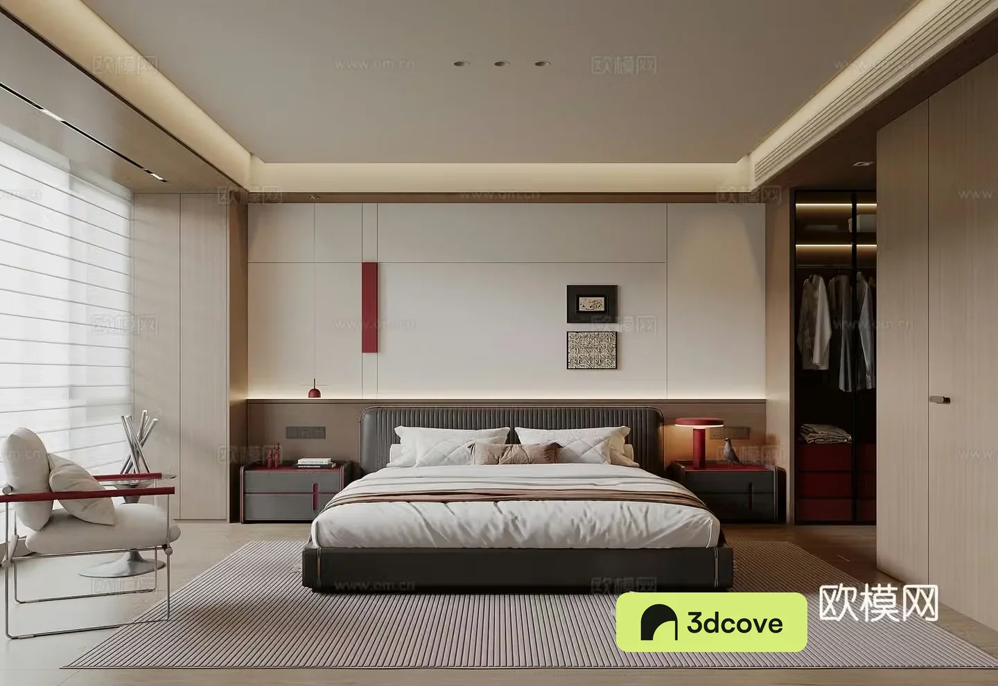 Italian bedroom modern bedroom master bedroom