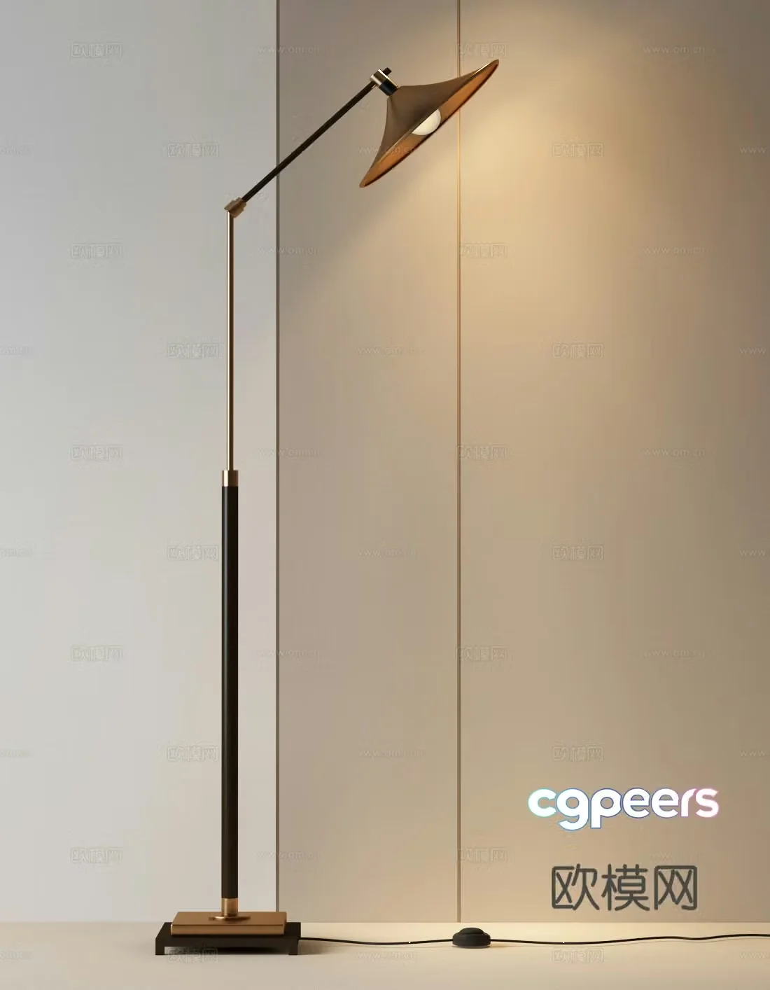 Modern floor lamp Italian floor lamp Medium style floor lamp 3D model