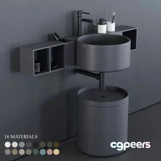 3ds Max Free – Ceramica Cielo Sella Washbasin