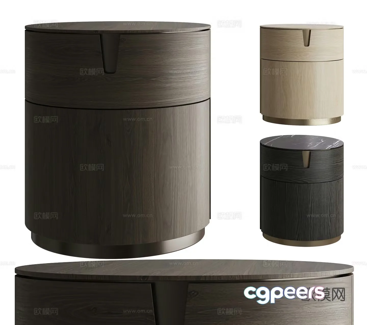 Modern night table 3d model