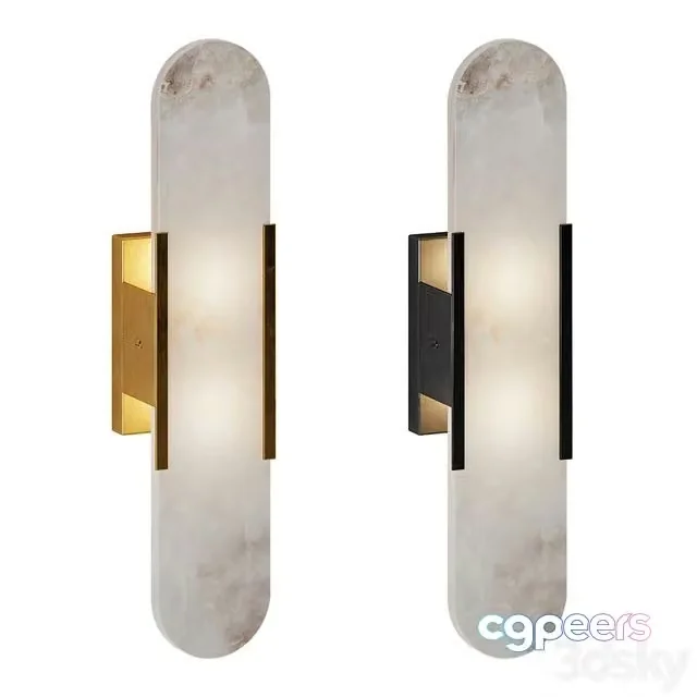 3ds Max Free – Wall Sconce Dune Corner Design