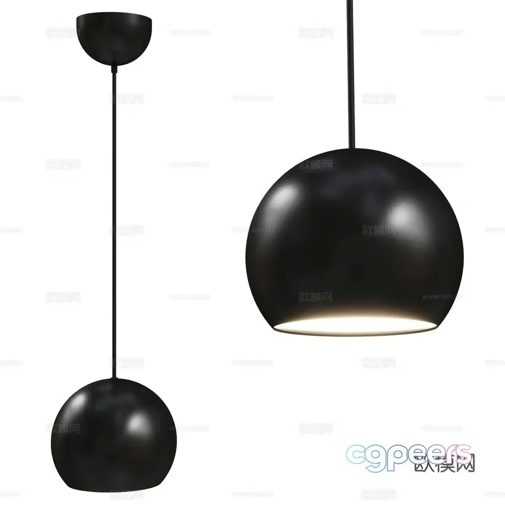 Valaisin modern chandeliers Nordic chandeliers spherical chandeliers bar chandeliers dining 3d model