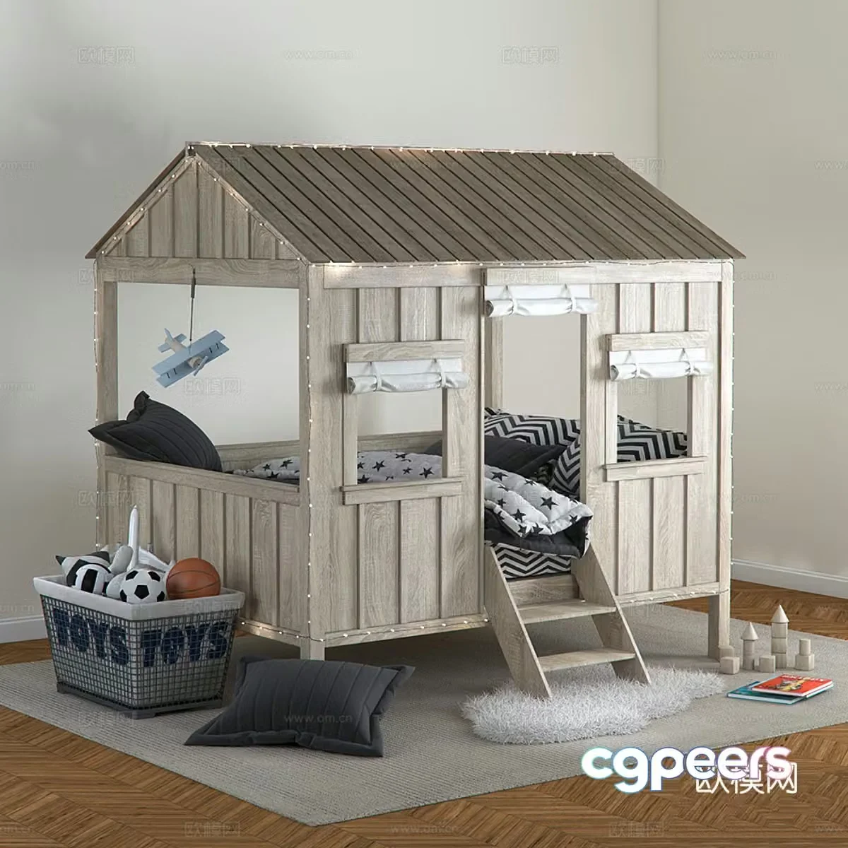 Children’s bed 3d model