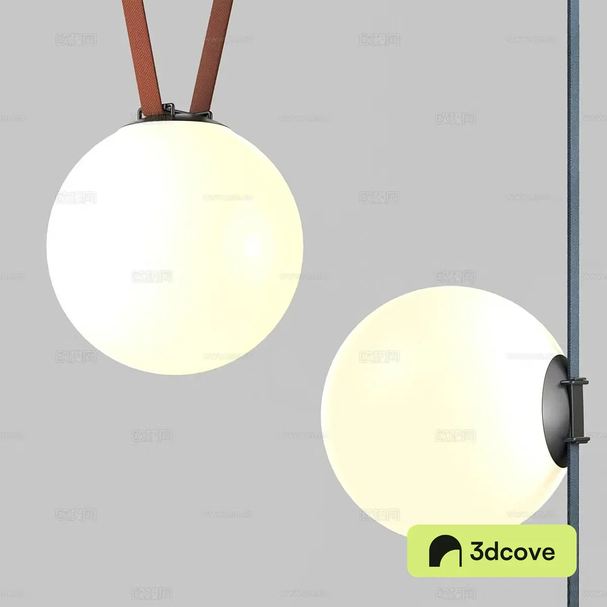 Nordic simple chandeliers spherical chandeliers restaurant chandeliers