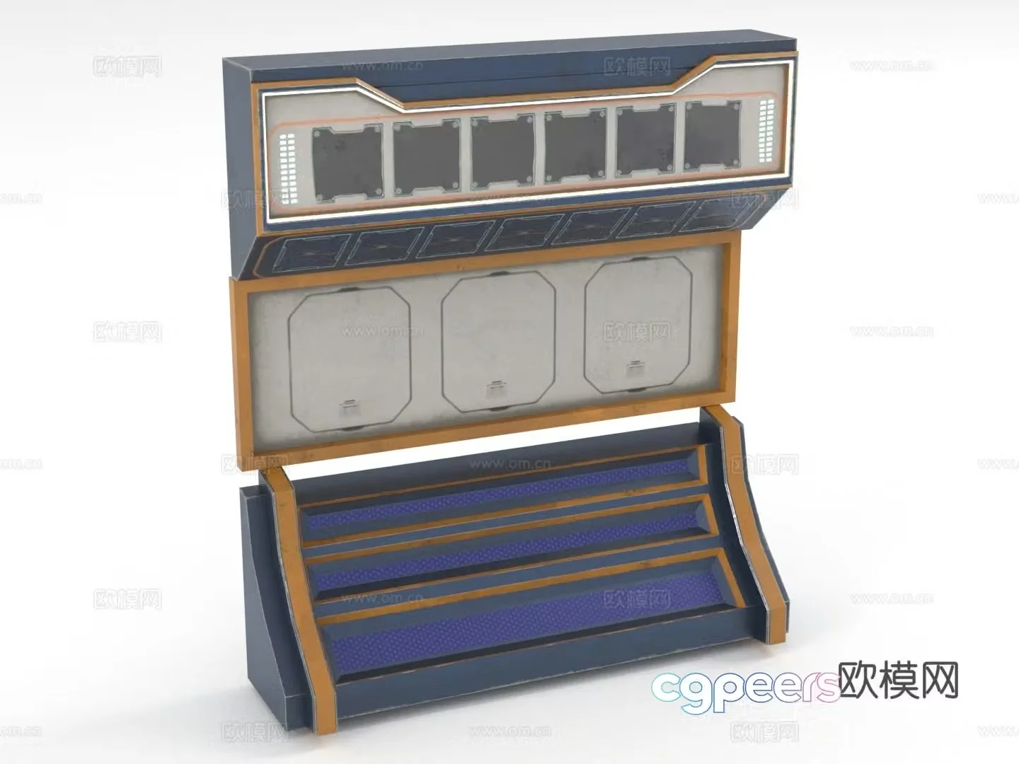 Exhibition stand Display stand Storage stand 3D model