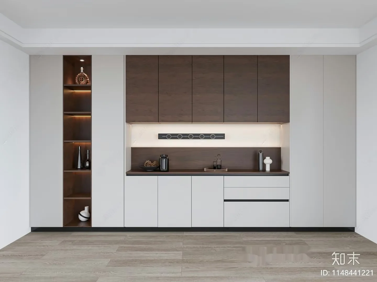 Modern Kitchen 3D Model – 11026 – CORONA Render