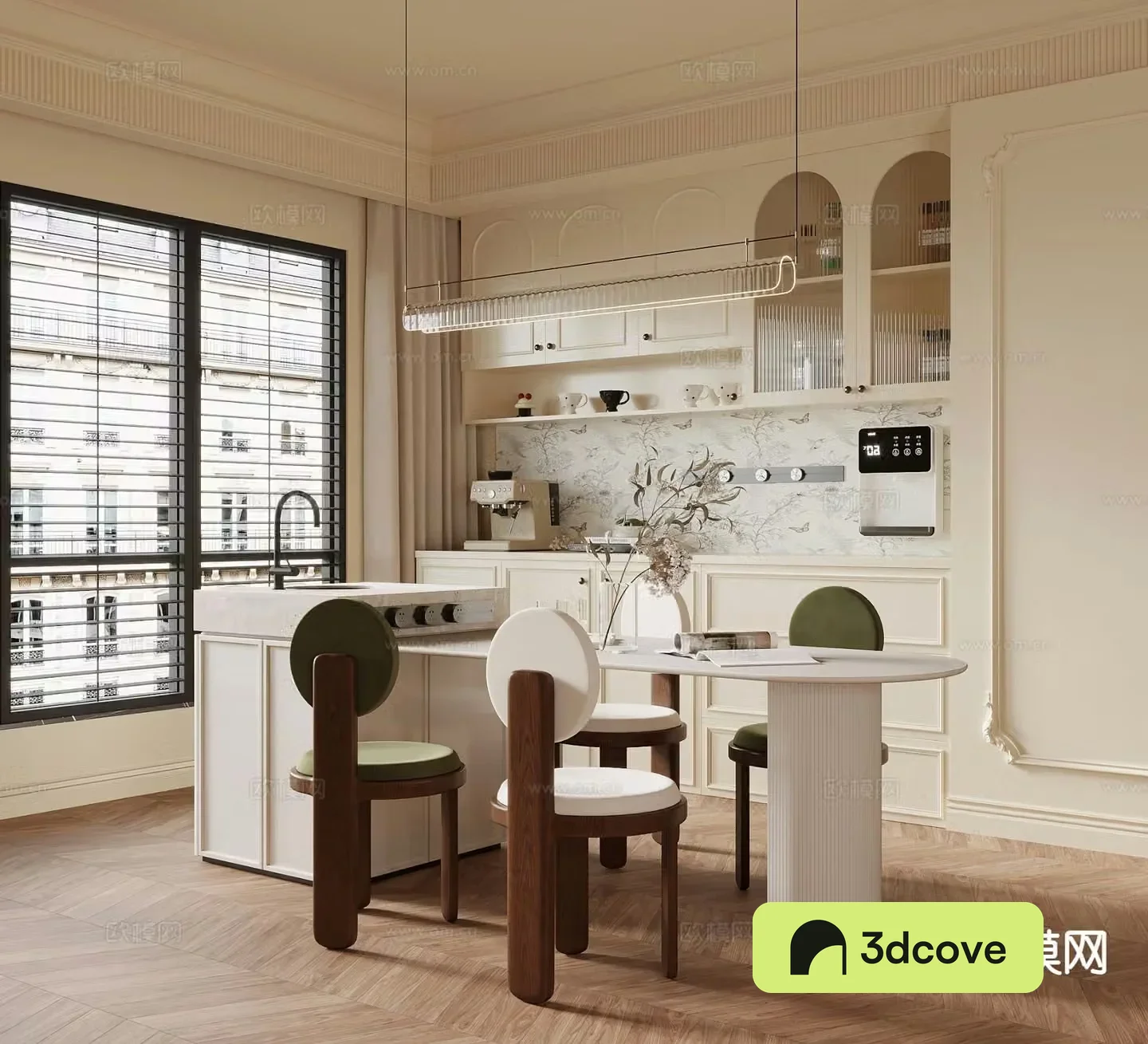 French cream style restaurant