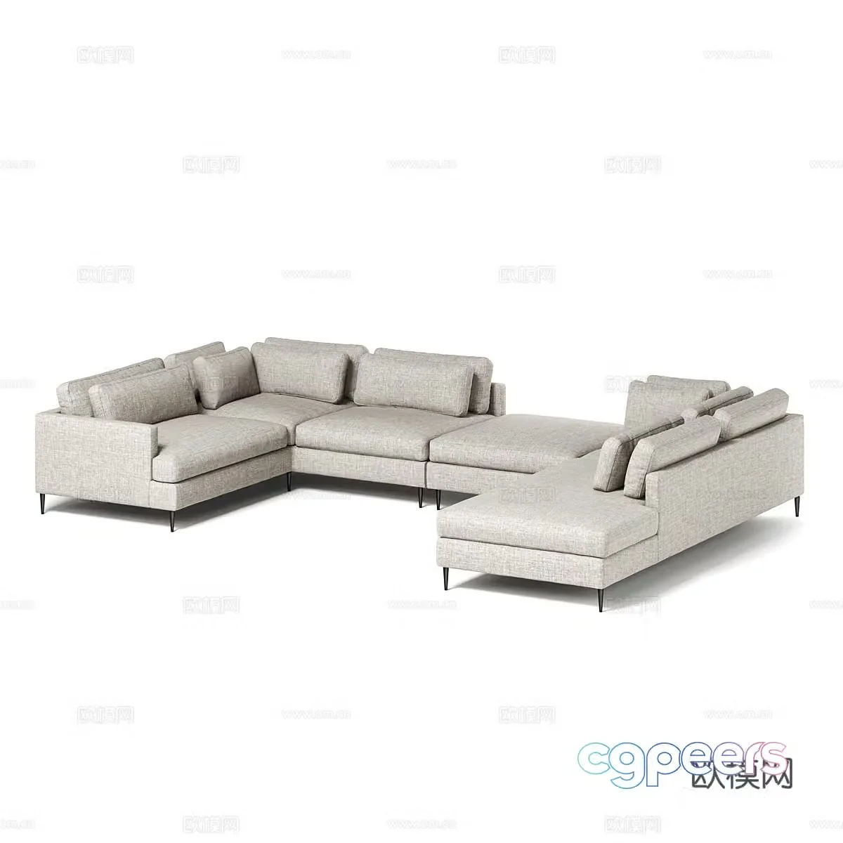 Corner sofa 3d model