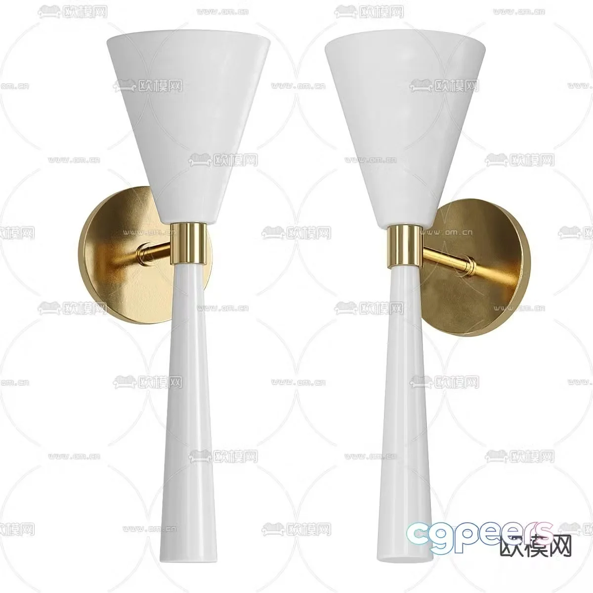Amara wall light 3d model