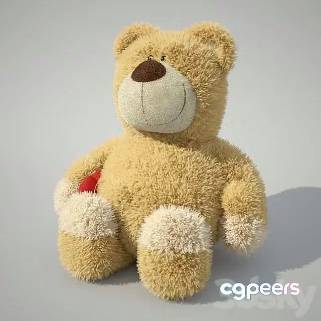 3ds Max Free – Toy Bear NICI