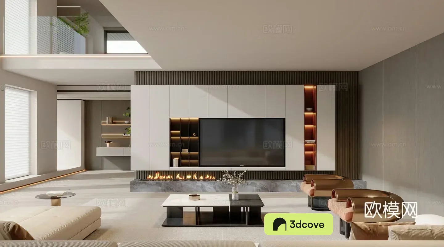 Modern villa living room