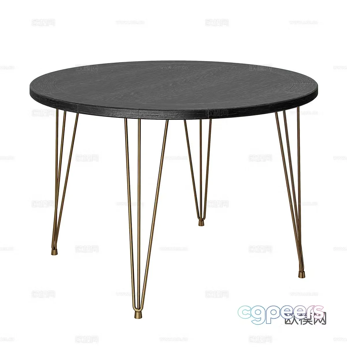 Modern simple tea table coffee table simple tea table living room tea table round tea table 3D model