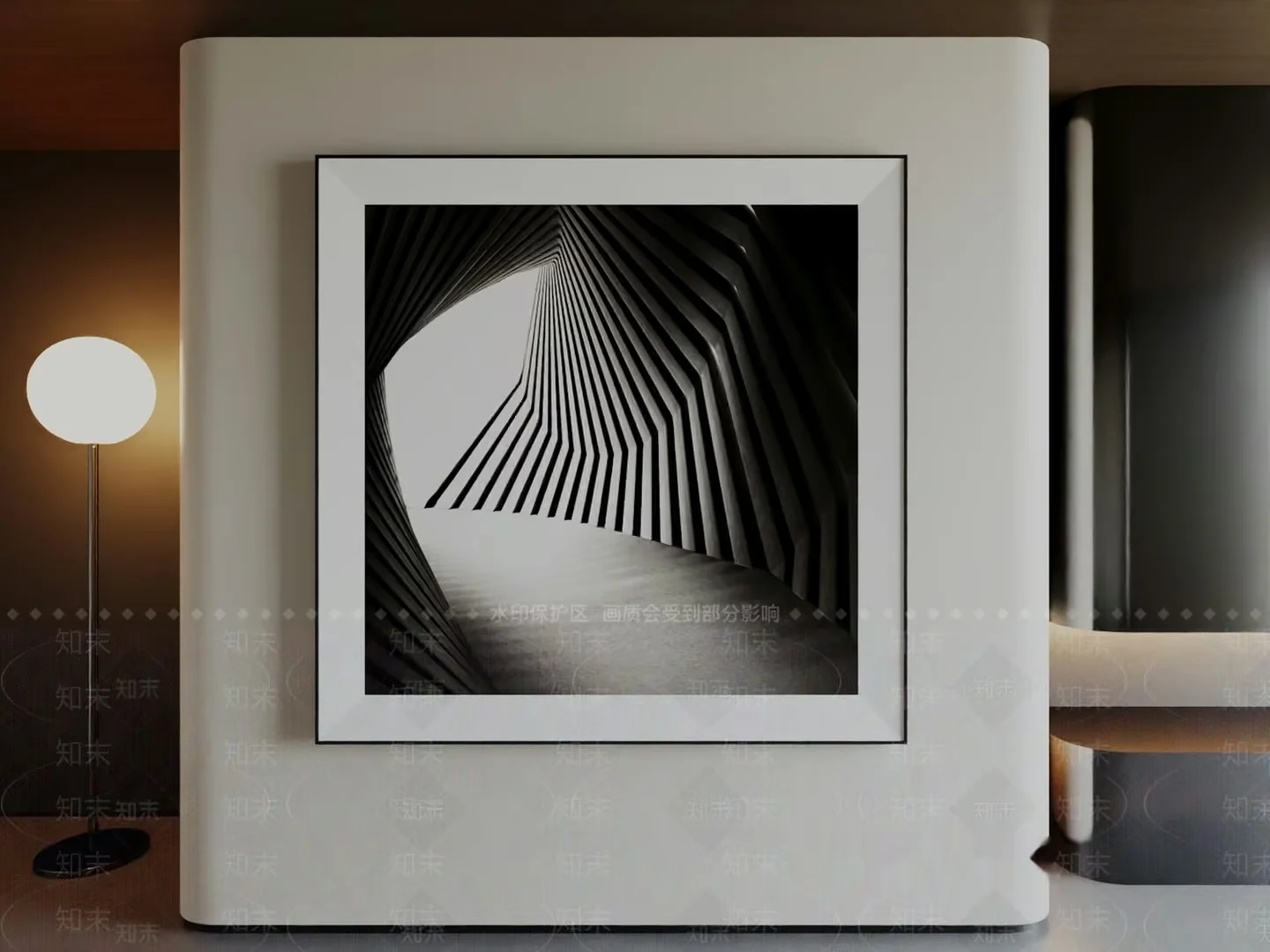 Modern Art Print 3D Model – 22171 – VRAY Render
