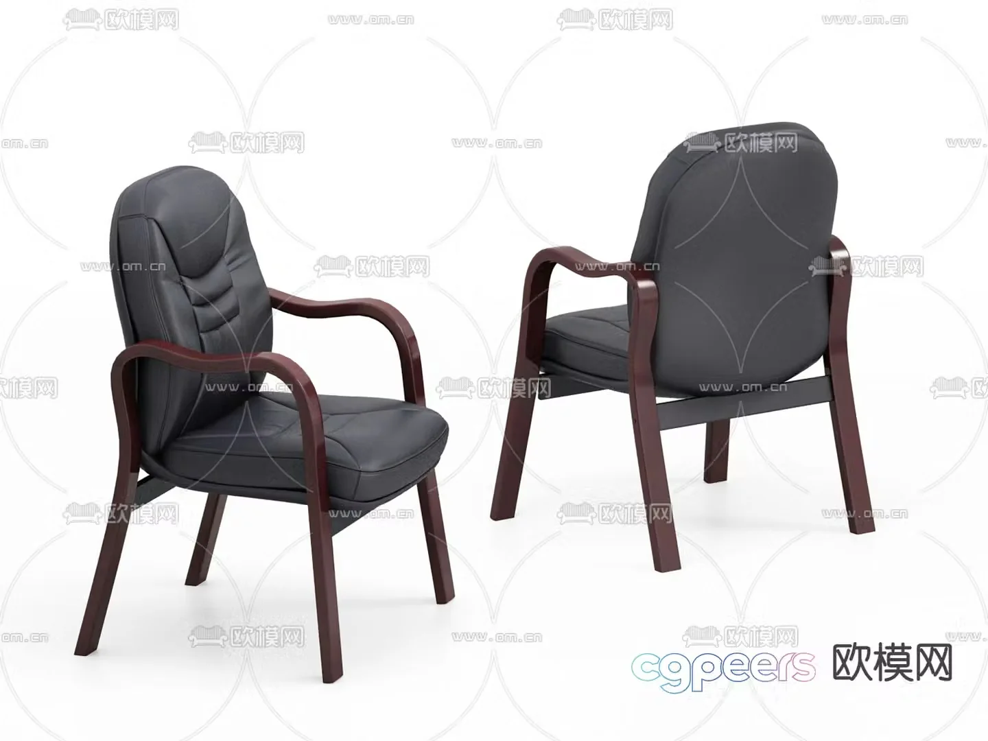 chair conference chair office chair 3d model
