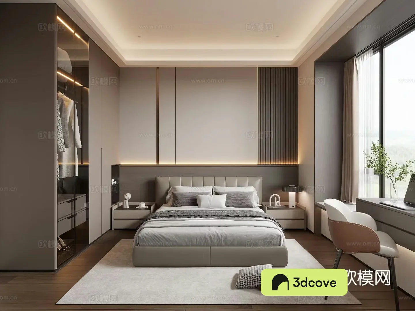 Modern bedroom