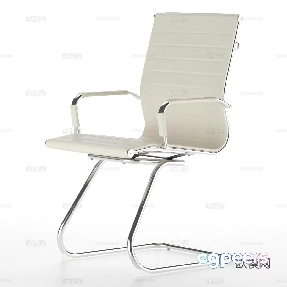 Modern Italian office chair 3d model