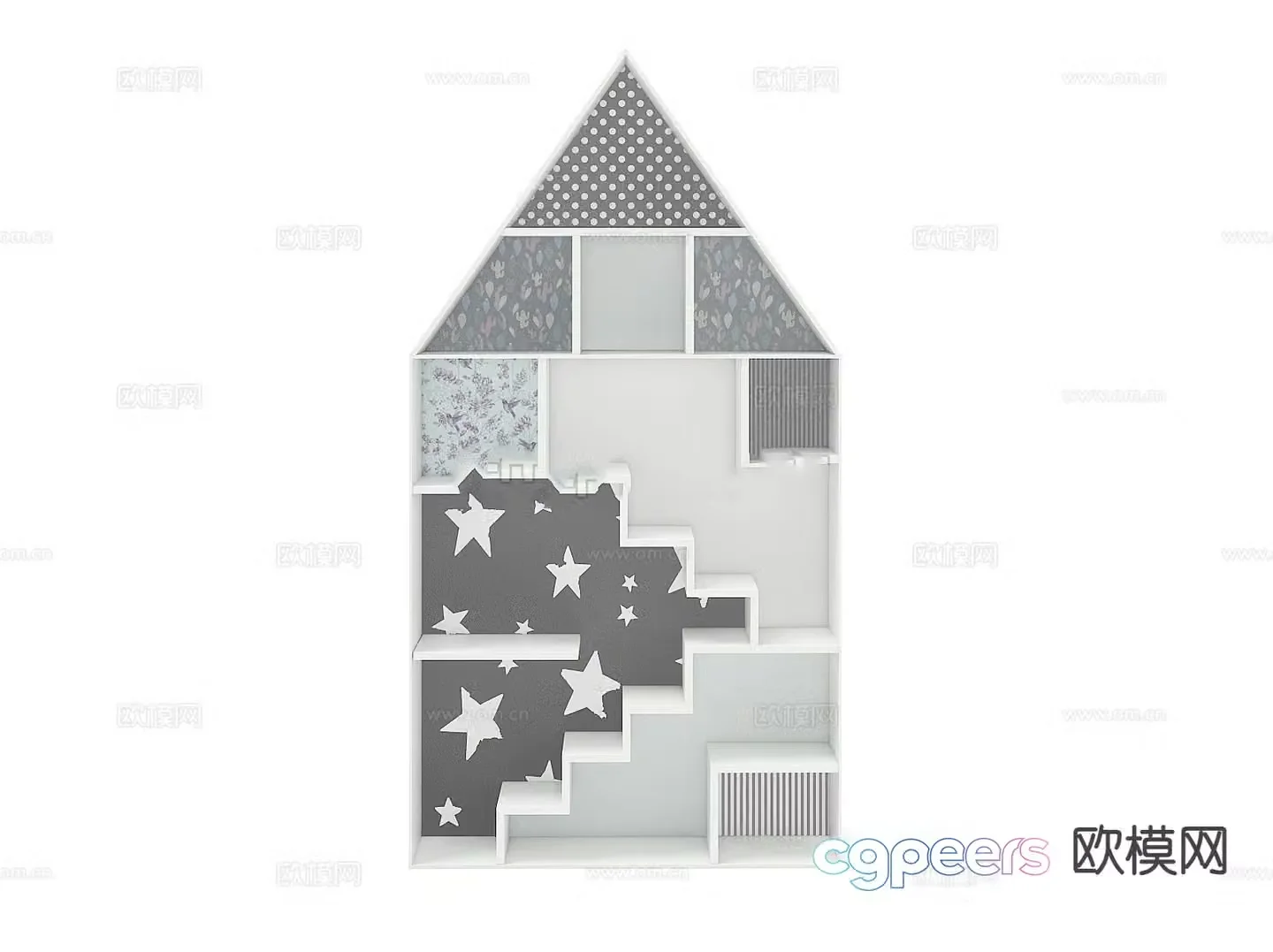Children’s decorative cabinet 3d model