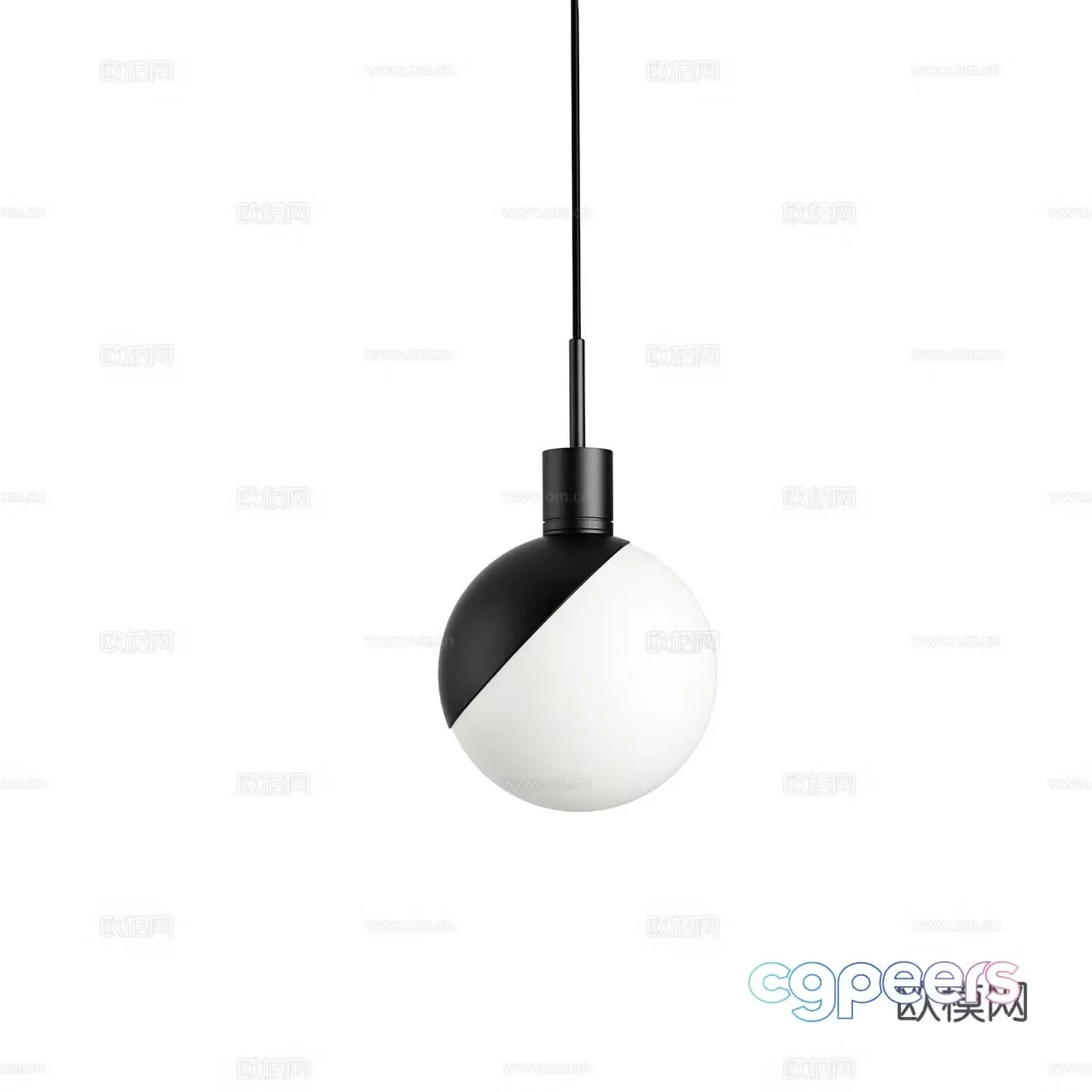 Grupa Minimalist Chandelier Decorative Chandelier Spherical Chandelier Metal Chandelier Glass Chandelier 3D Model