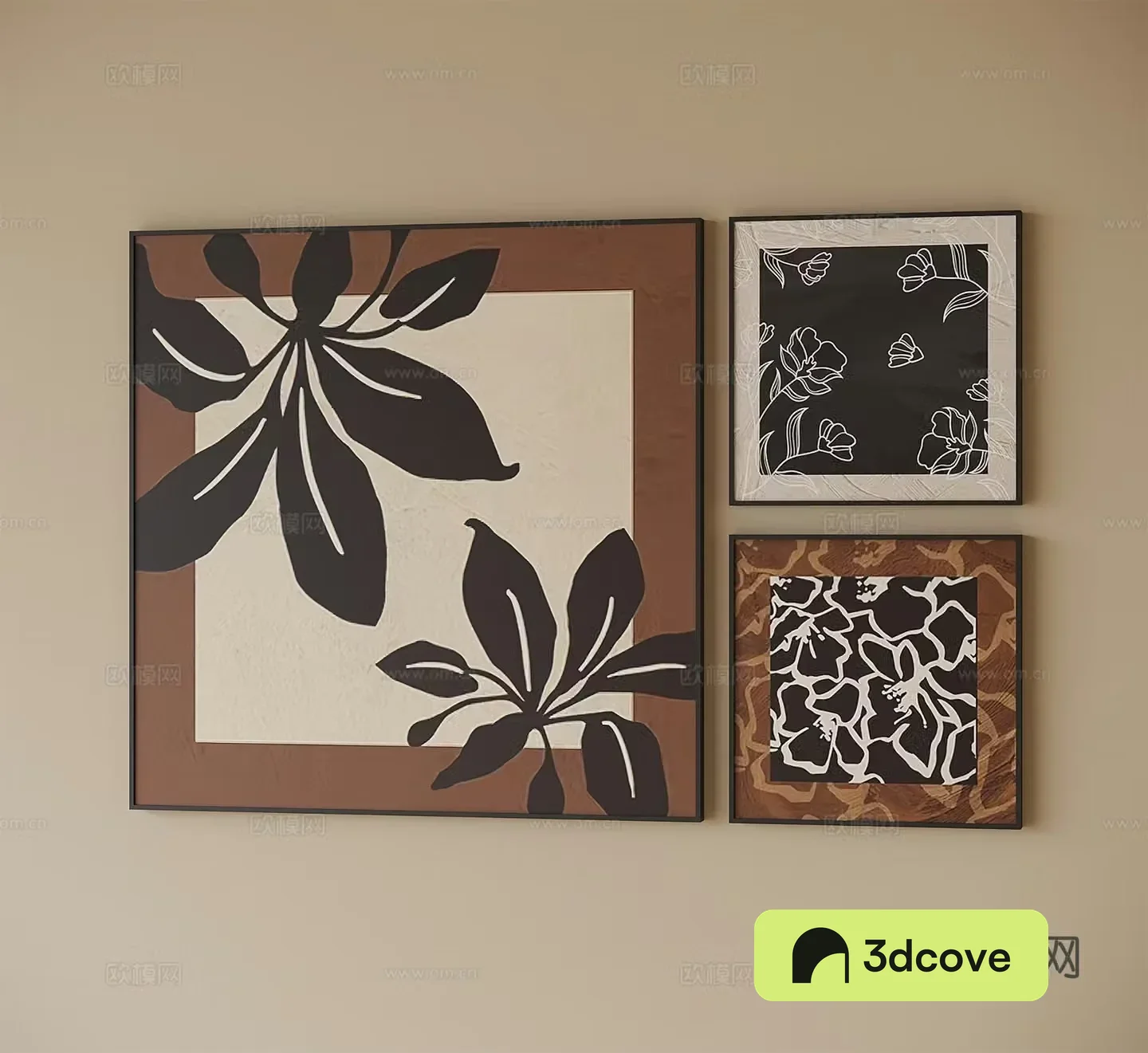 French hanging paintings decorative painting