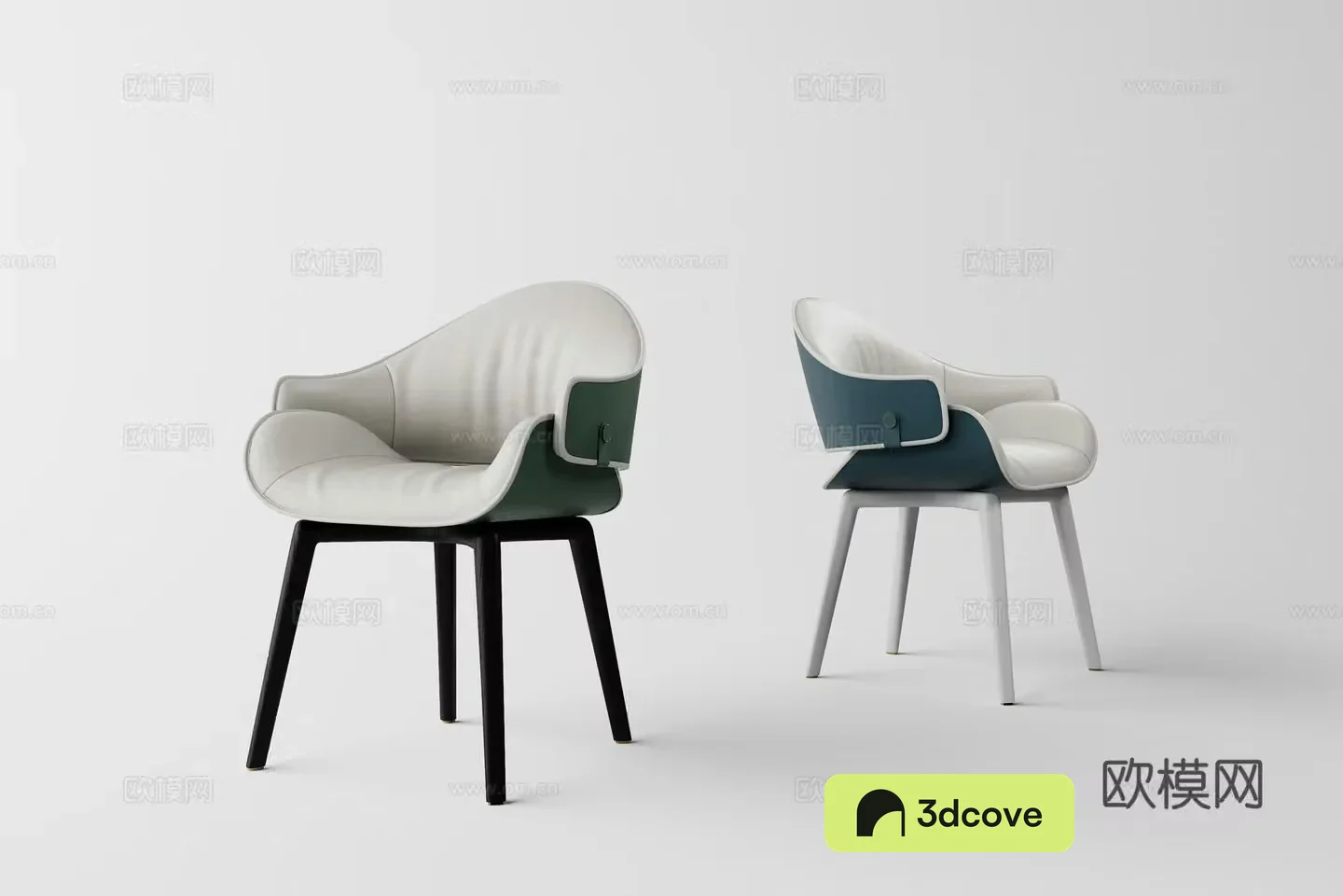 Modern light luxury single chair