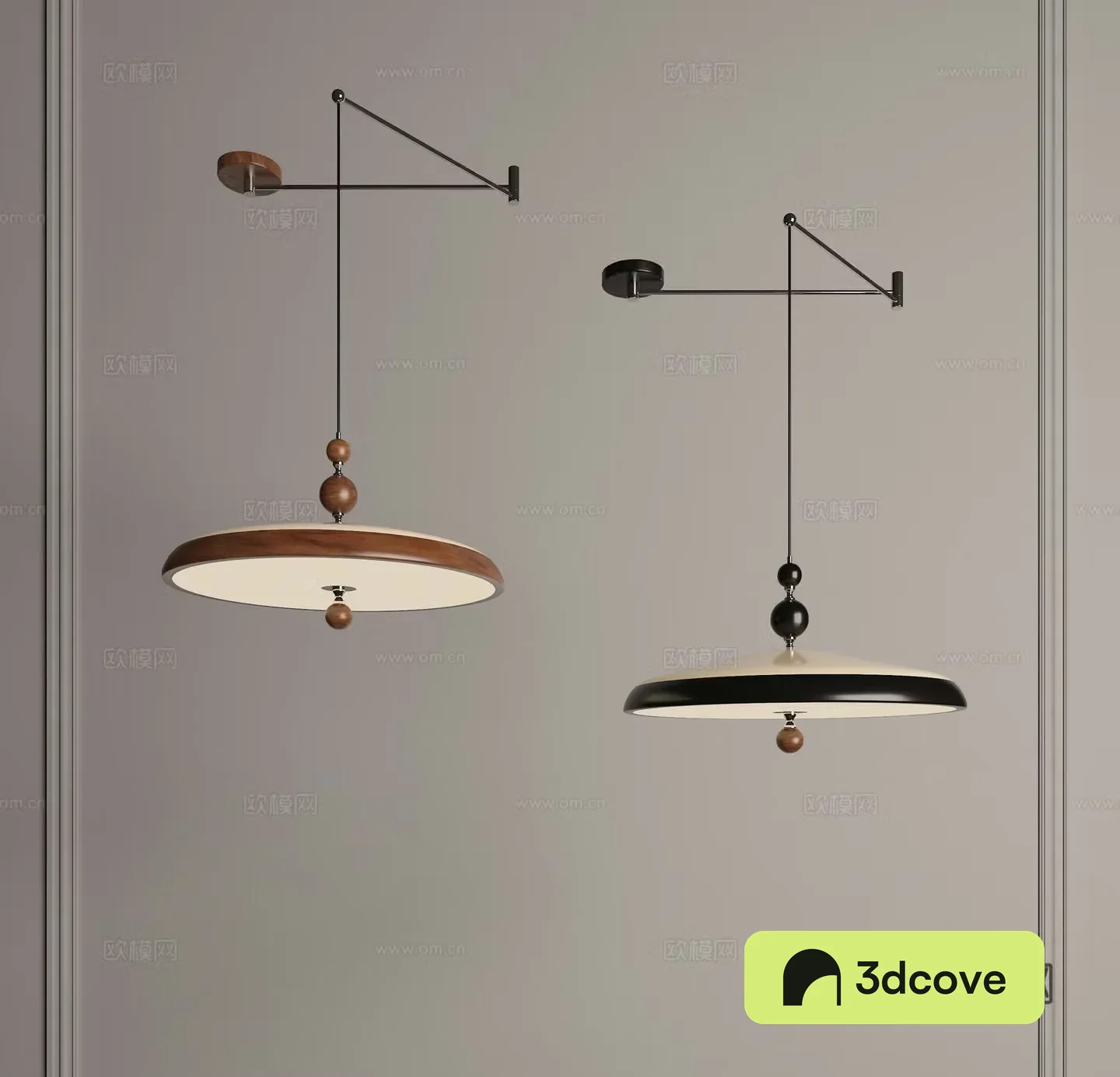 Rocker chandelier Decorative chandelier Restaurant chandelier Retro chandelier UFO chandelier