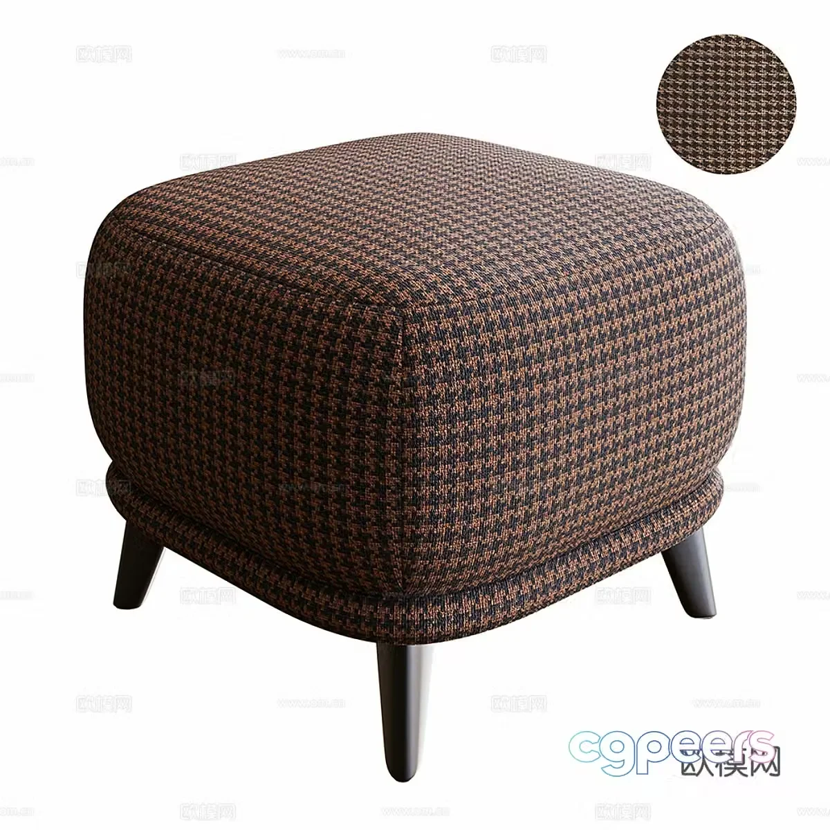 Modern sofa stool stool 3d model