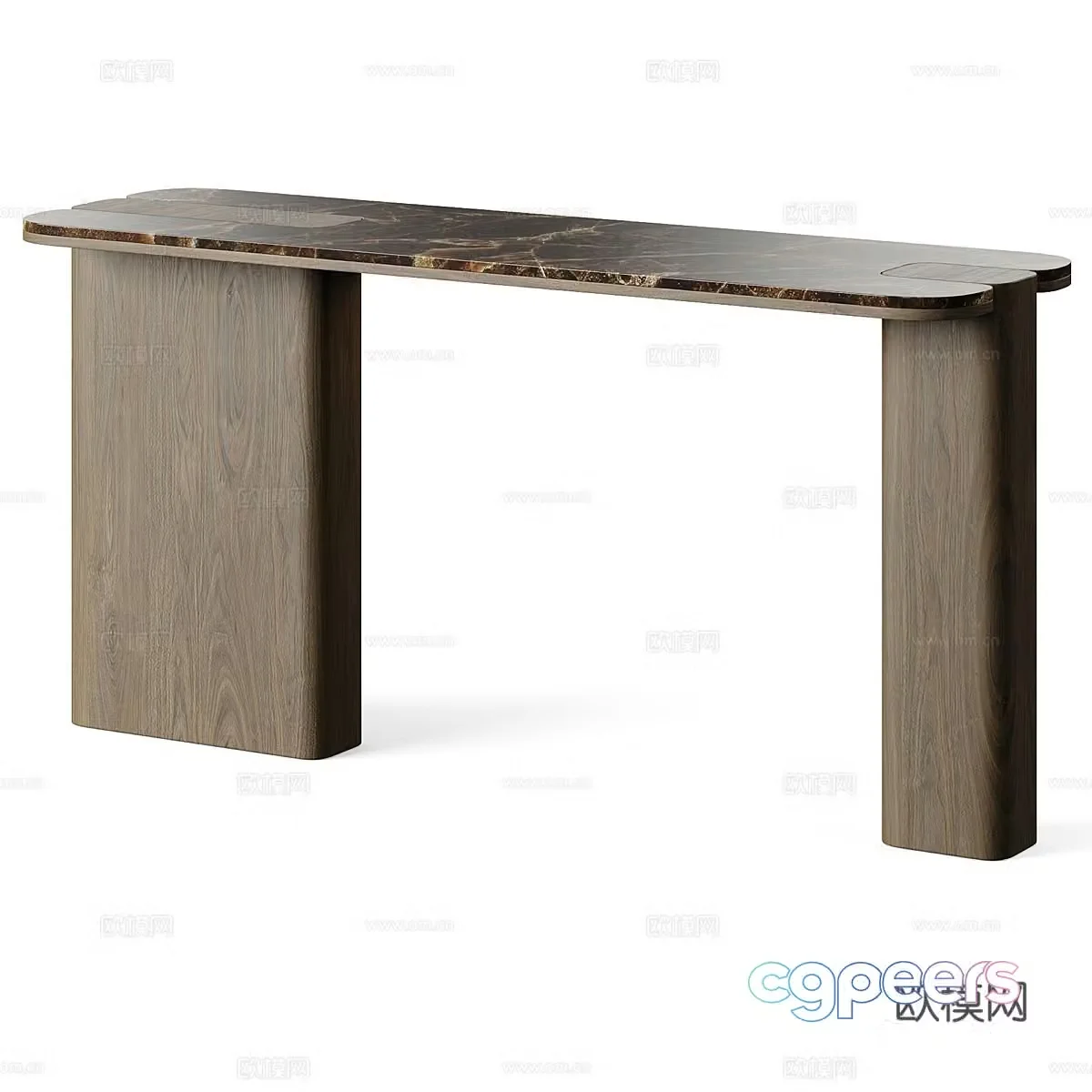 Italian end viewing platform 3D model