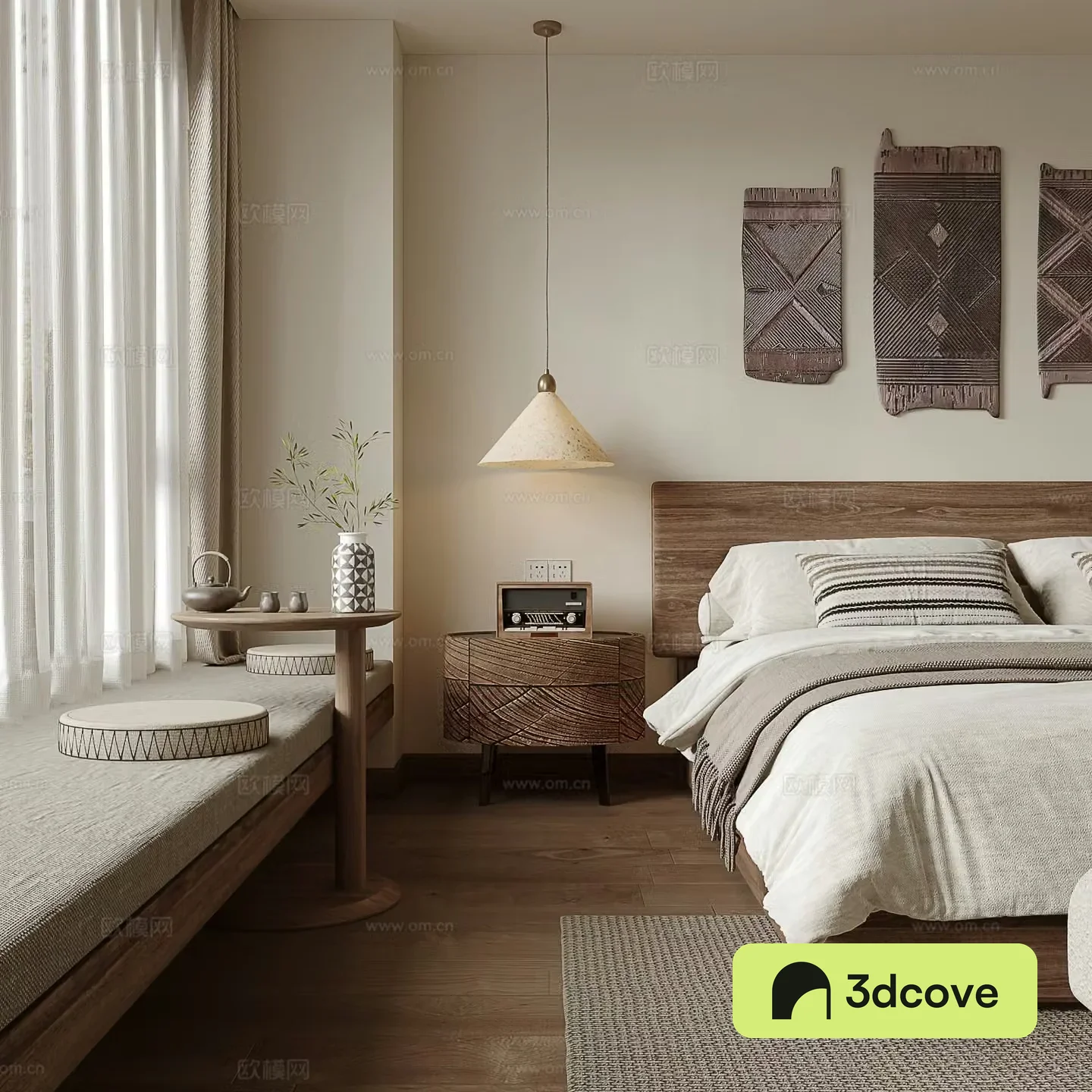 Wasabi Bedroom 3D Model