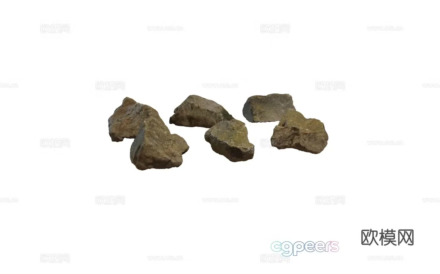 Modern stones mountain stones molding stones landscape stones garden stones group of stones natural weathered stones 3D model
