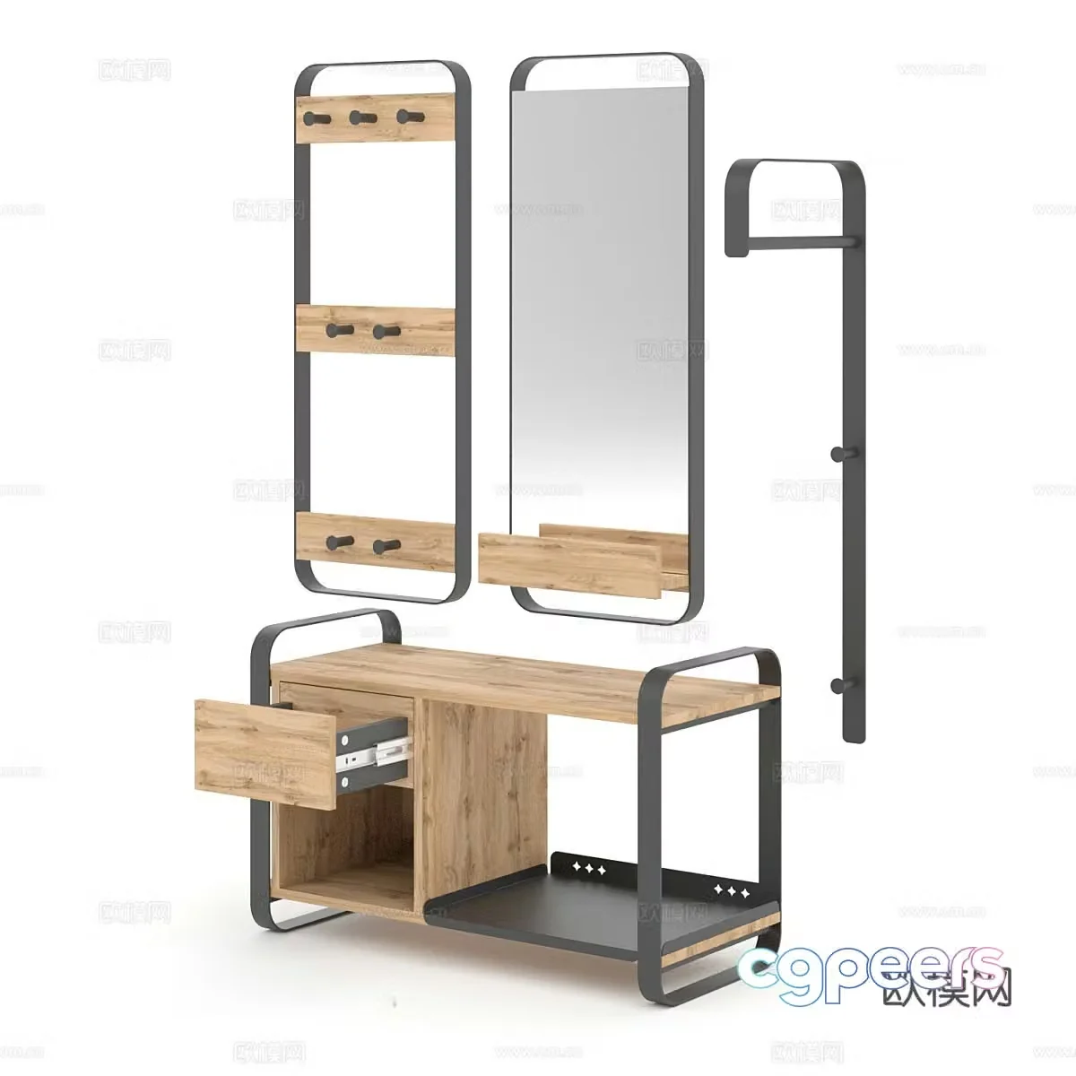 Entrance furniture 3d model