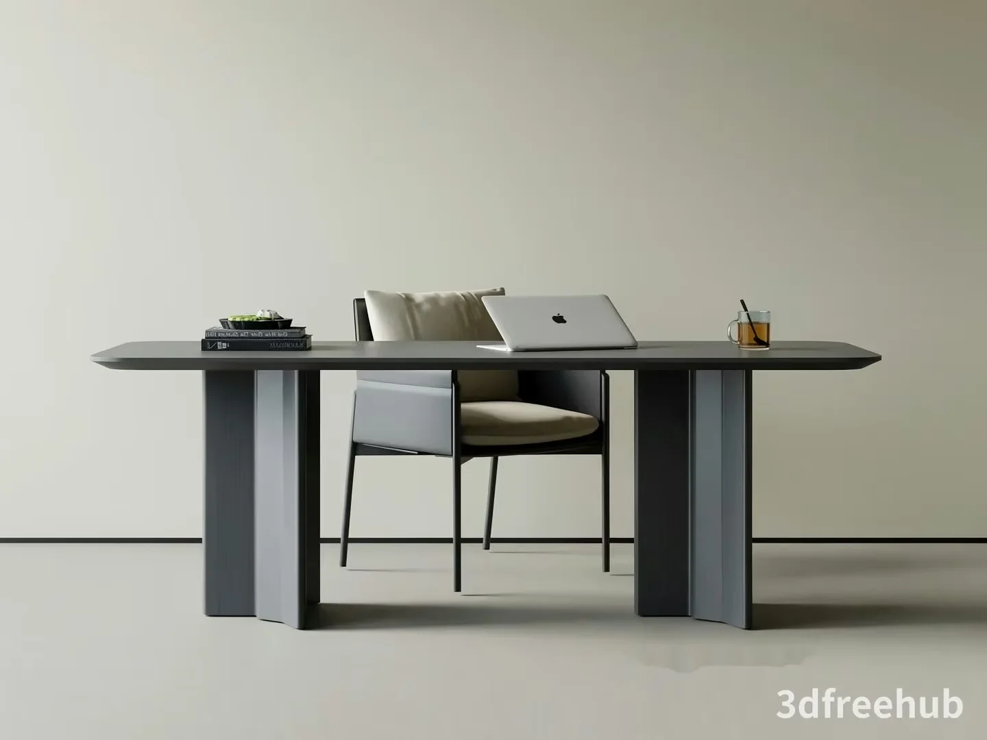 A Modern Desk 3D Model – 21261 – VRAY Render