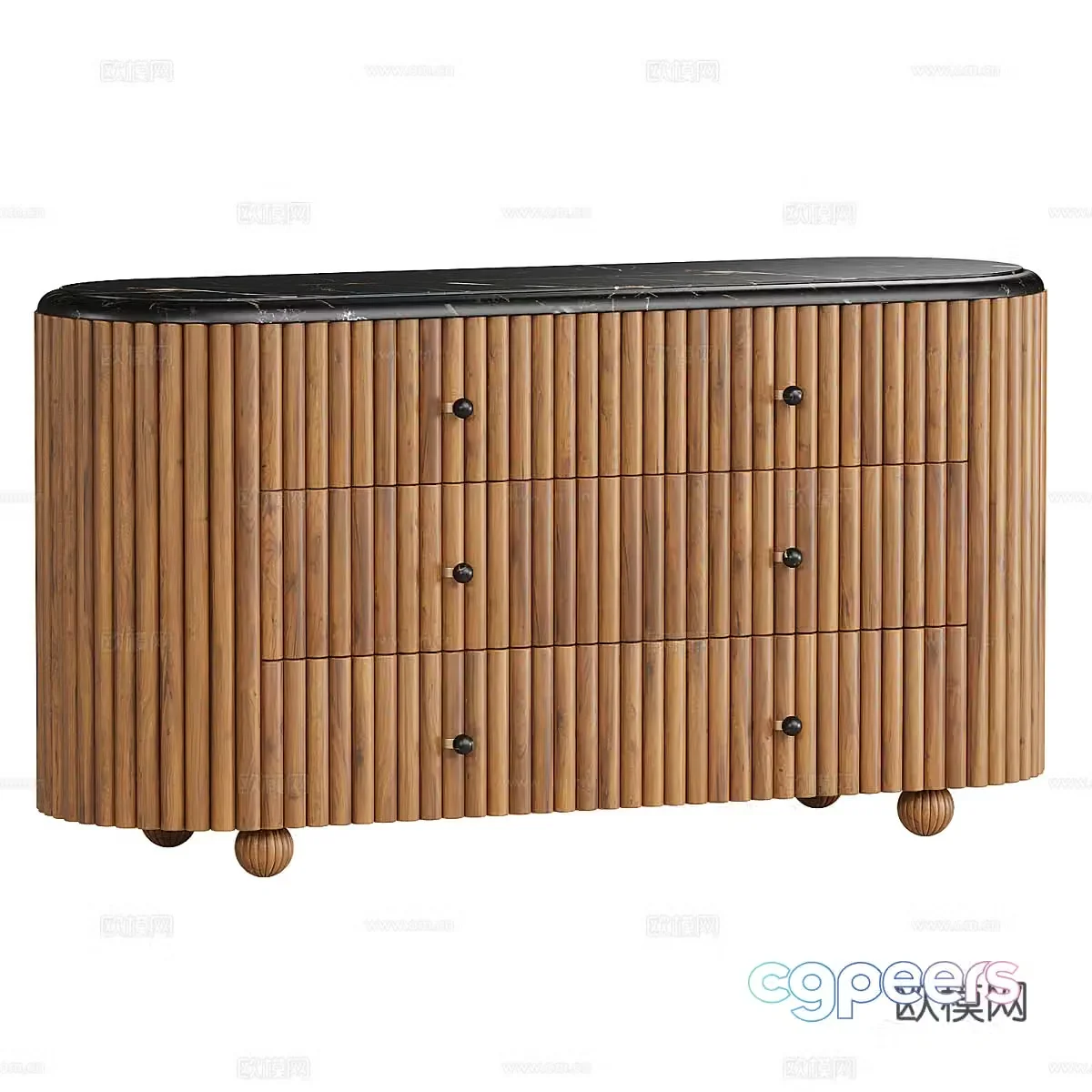 New Chinese Carlisle sideboard 3D model