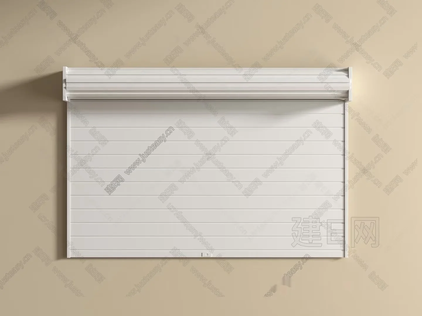 A White Window Blind 3D Model – 14031 – VRAY Render