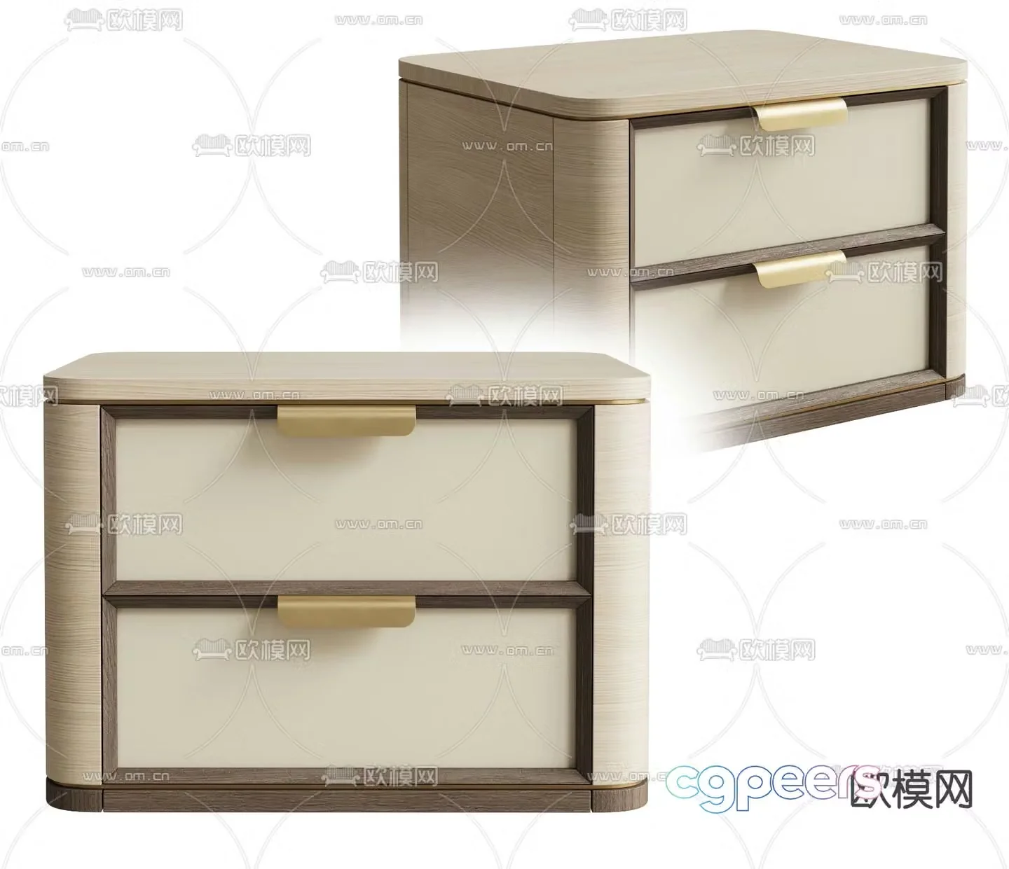 Frato bedside table 3d model