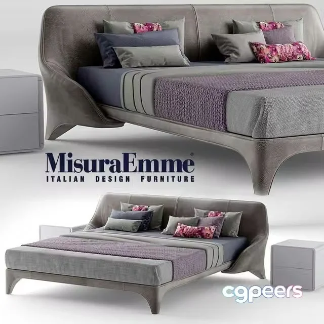 3ds Max Free – bed MisuraEmme NICE