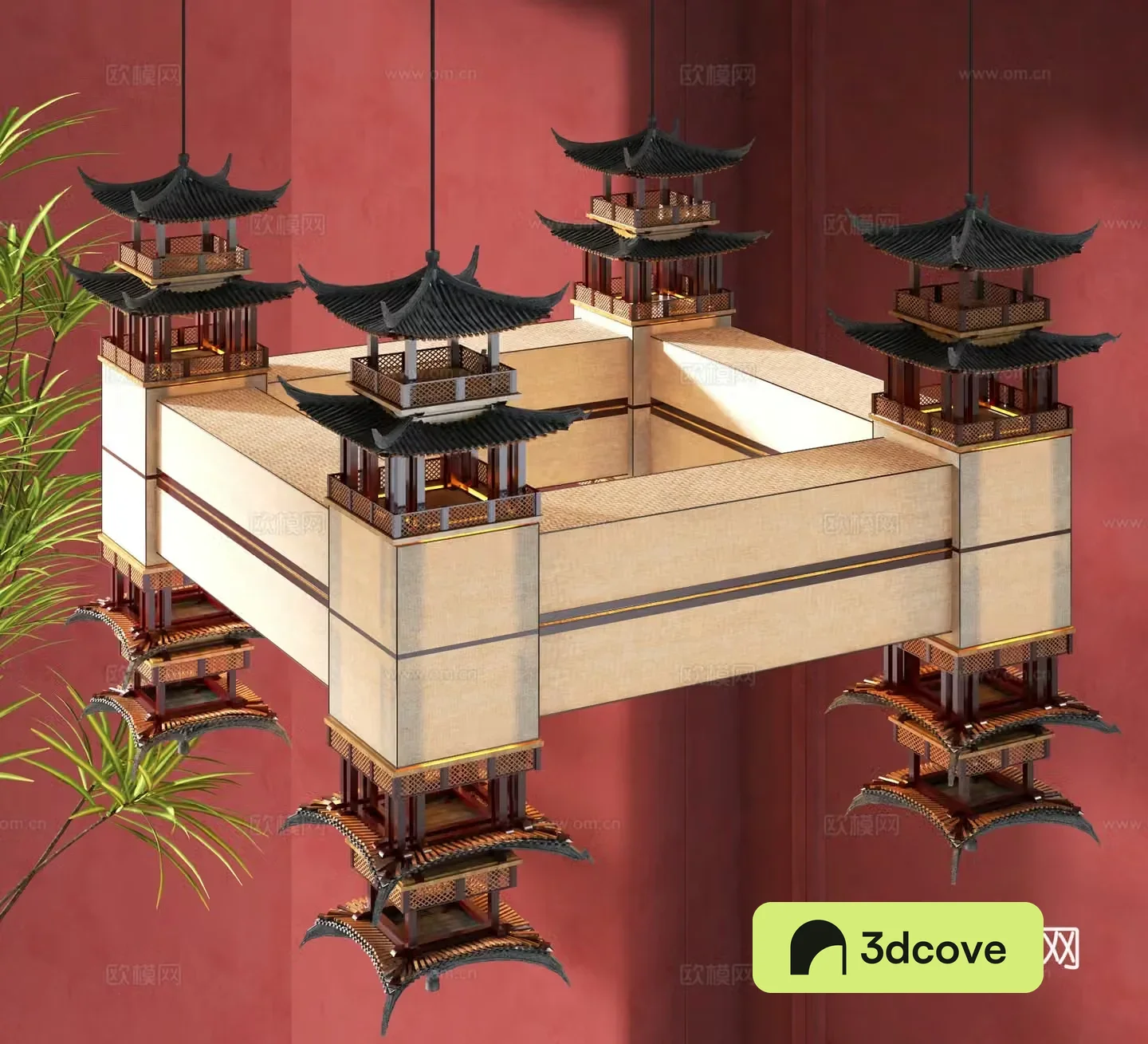 New Chinese chandelier