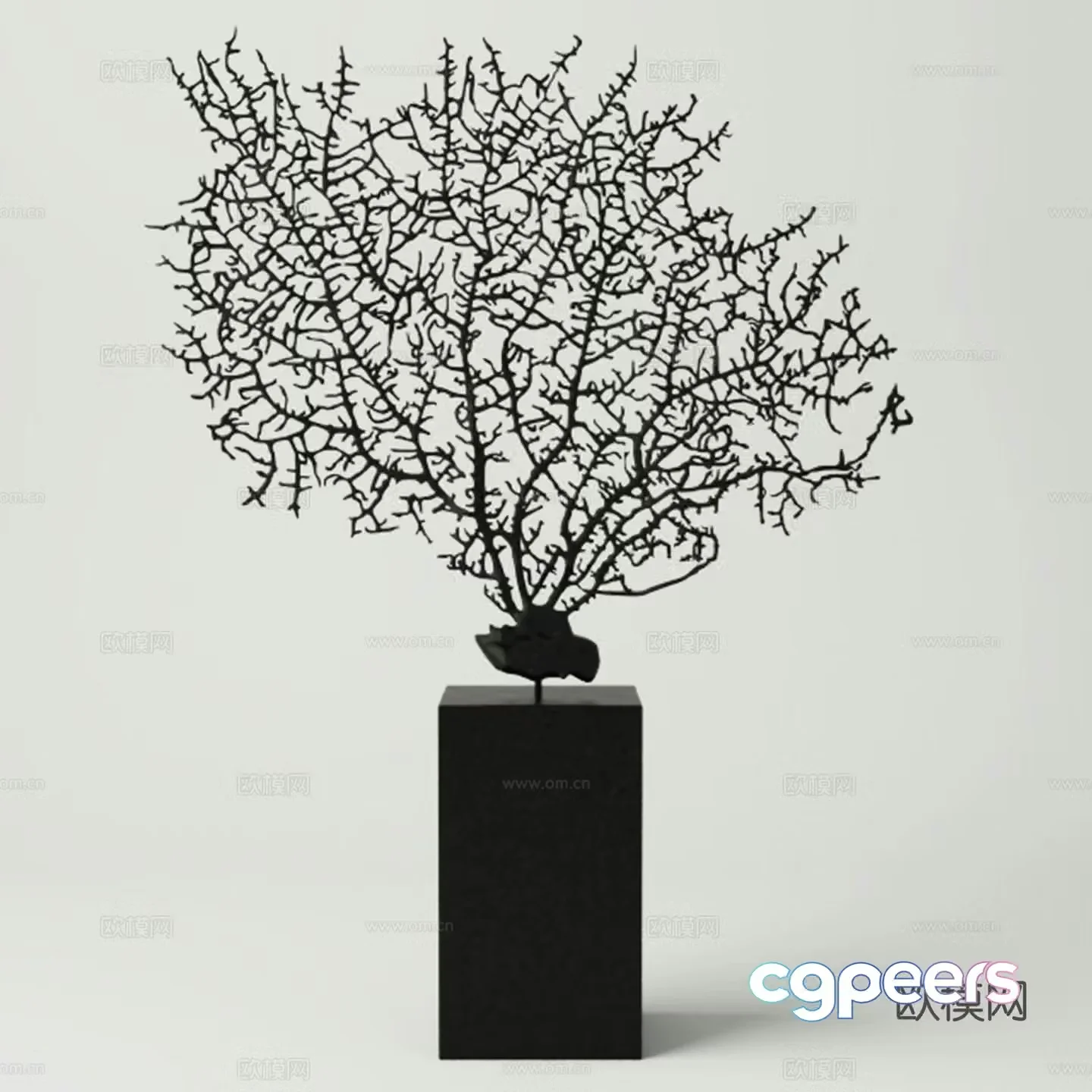 Modern jewelry ornaments Tree ornaments 3D model