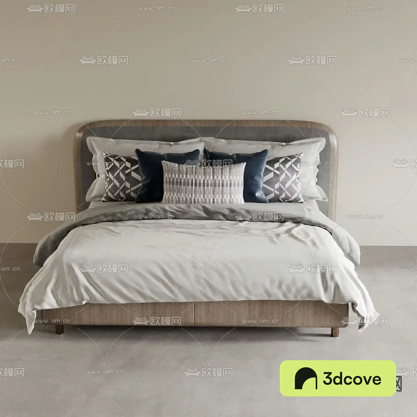 Wabi-sabi double bed