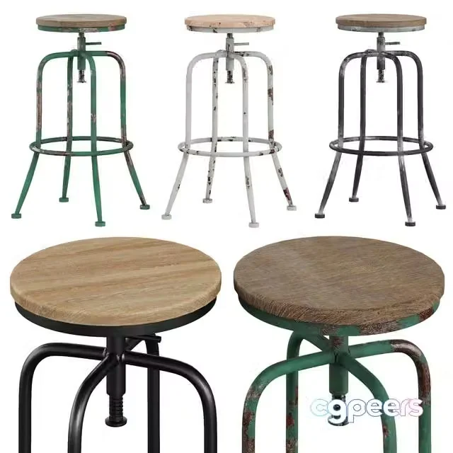 3ds Max Free – Wayfair Grundy Swivel Bar Stool