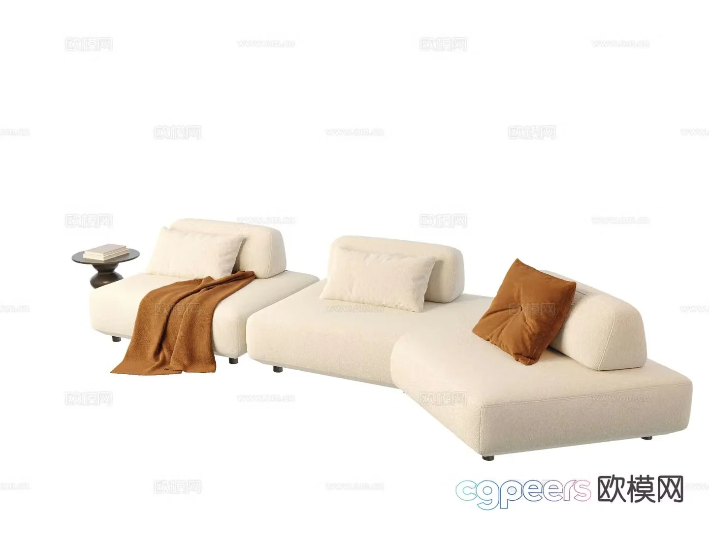 Special-shaped sofa spliced â€‹â€‹sofa 3d model