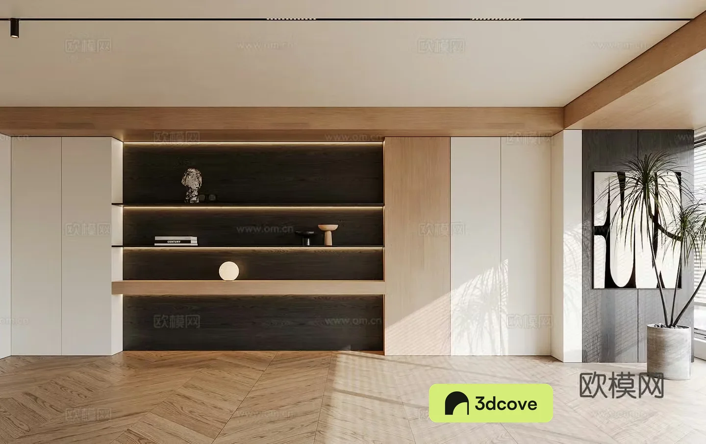 Modern side cabinet decorative cabinet ornaments decoration