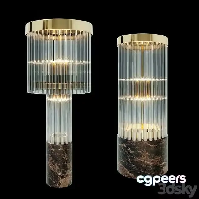 3ds Max Free – PharoI table-lamp II