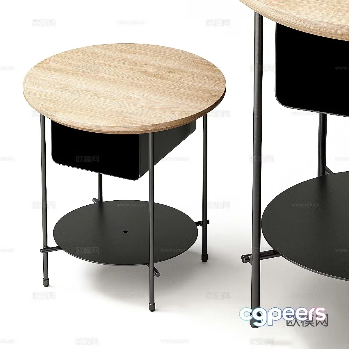 3D model of side angle angle